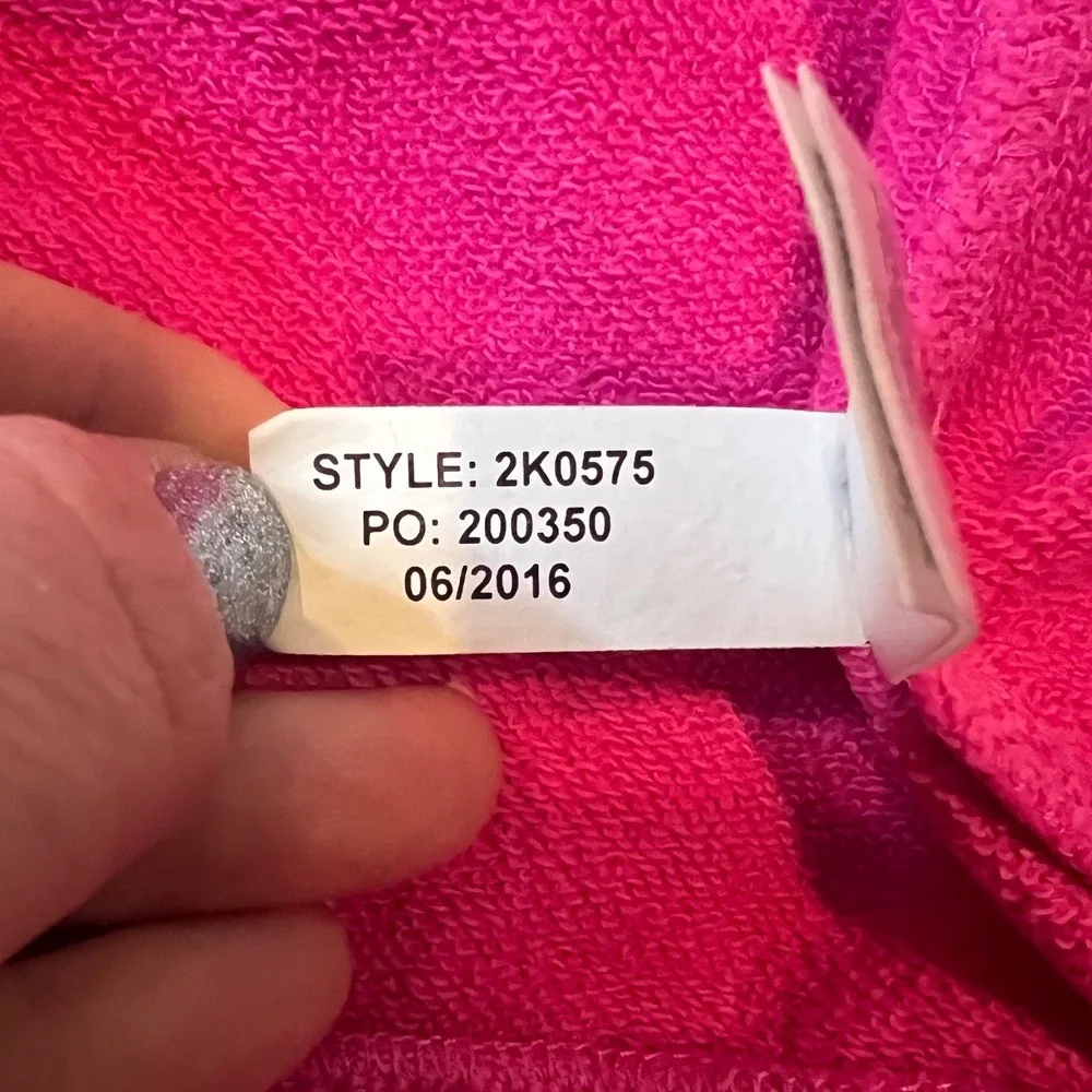 Vineyard Vines Pink 1/4 Zip Sweatshirt Whale Logo Yoke Pullover Women's‎ Y2K